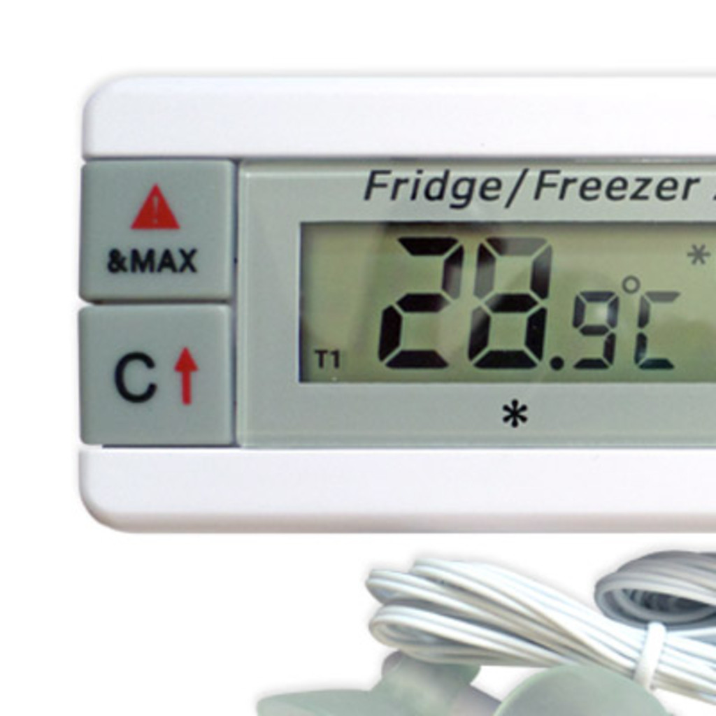 Thermomètre digital frigo congélateur double sonde