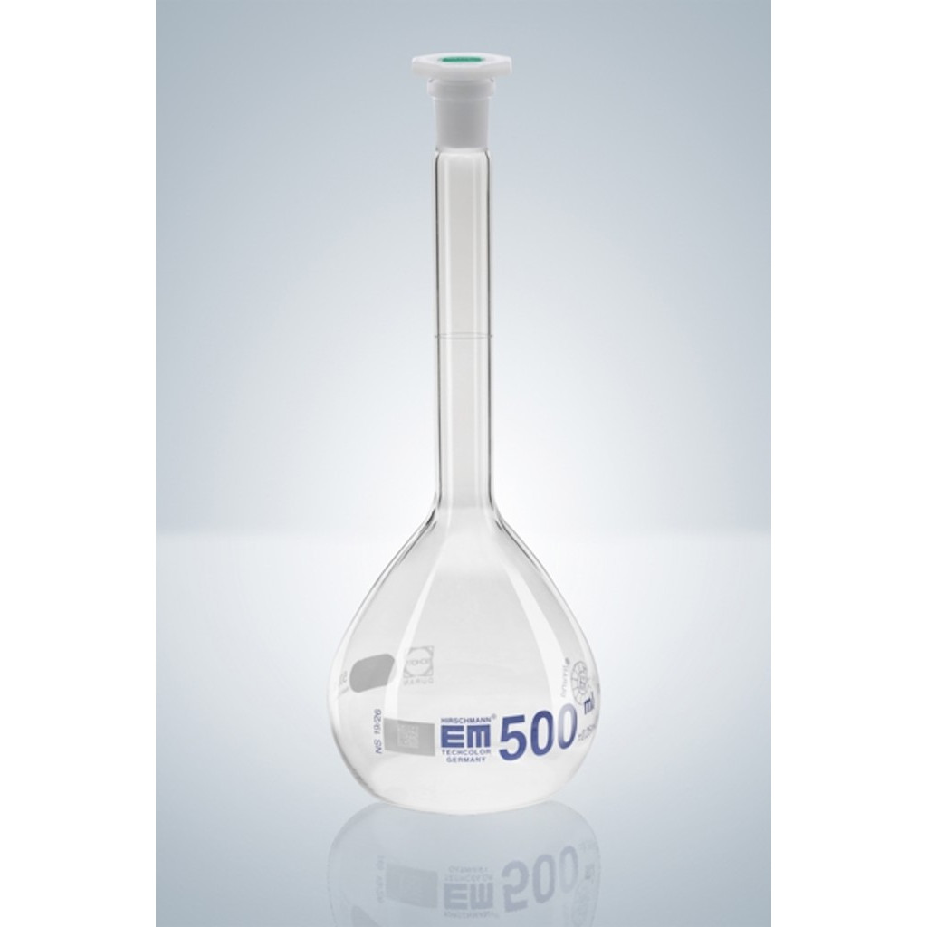Fiole jaugée en verre classe A, 250 ml, bouchon en plastique PK/2 – UNIVERS  BIO-MEDICAL