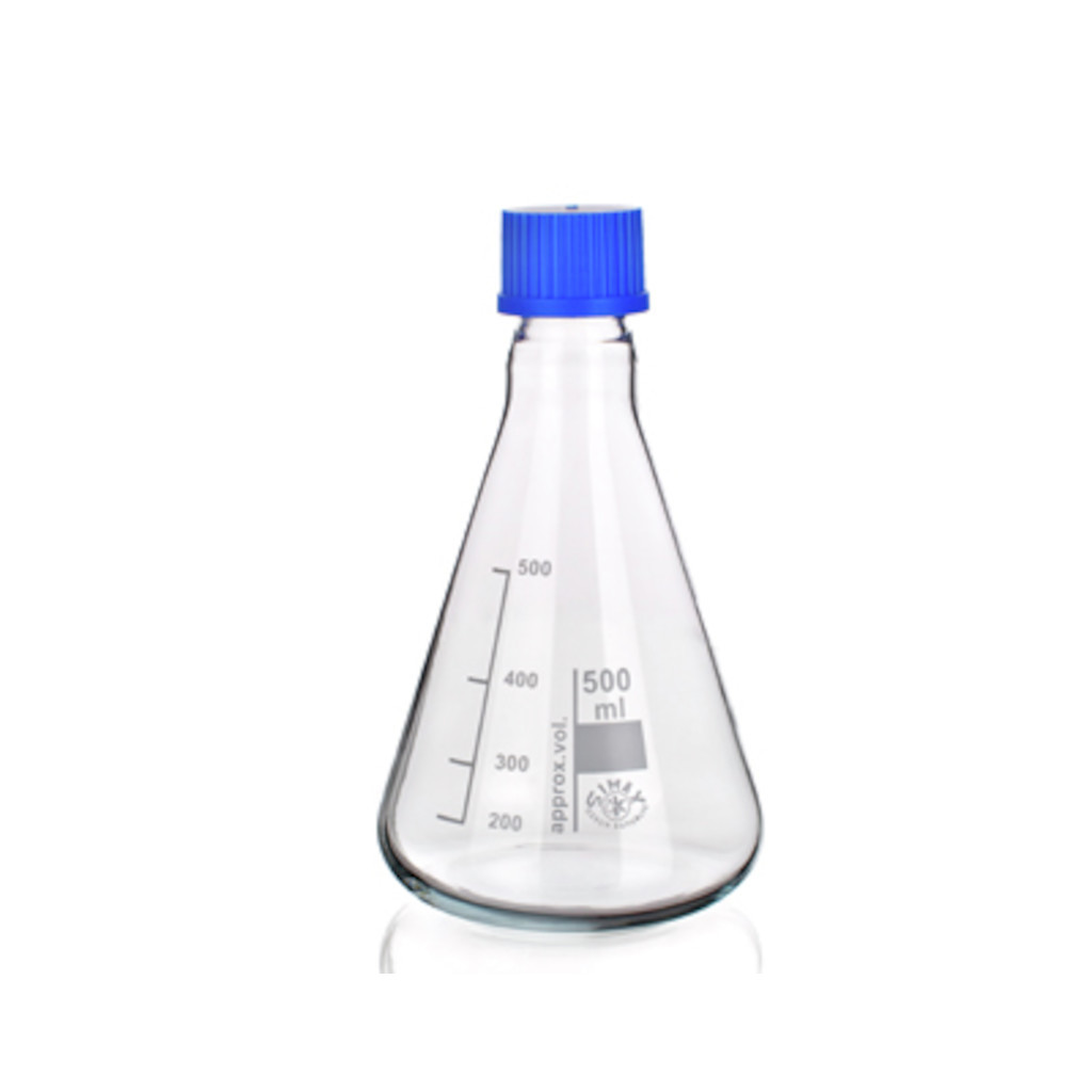 Fiole erlenmeyer à bout large (125 ml)