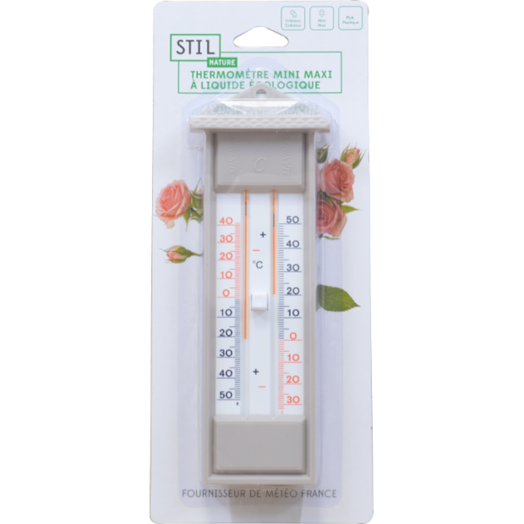Thermomètre sans mercure mini-maxi