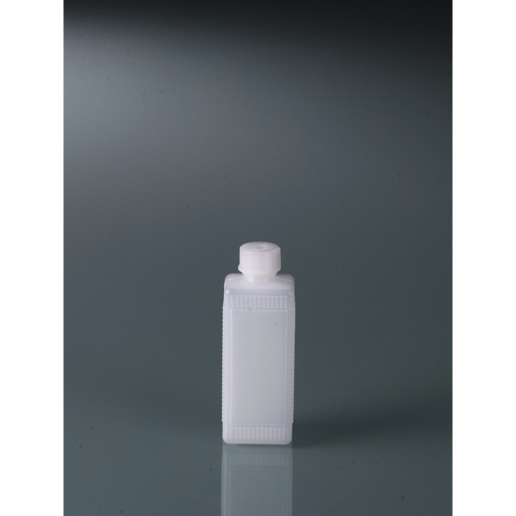 Flacon PEHD semi-transparent 100 ml avec bouchon