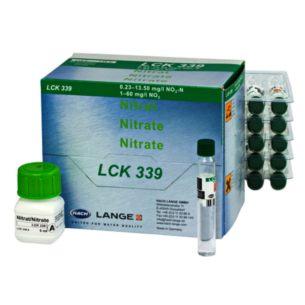 TUBES NITRATE 0,23 - 13,5MG/L LCK339 HACH - PACK 25 - Laborato