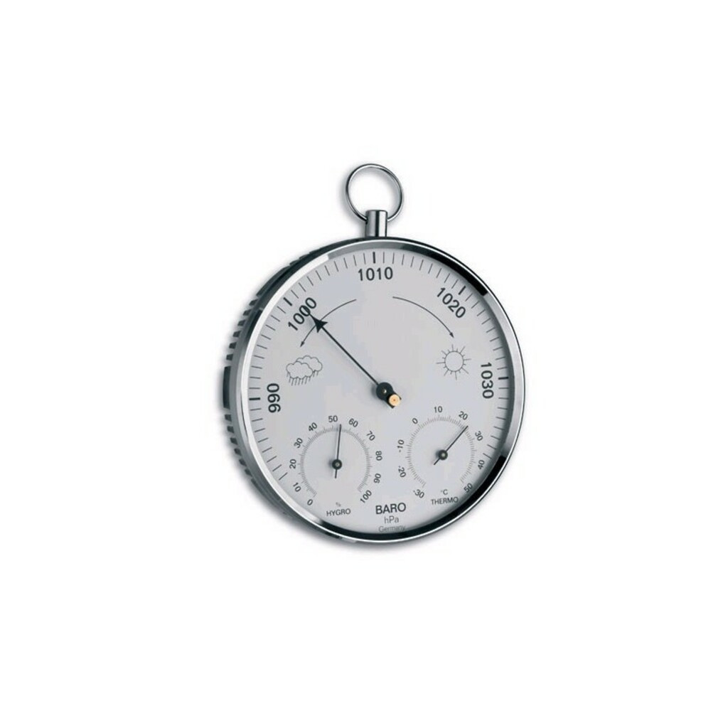 Thermomètre Mural 115mm Hygromètre Baromètre Montre Horloge De