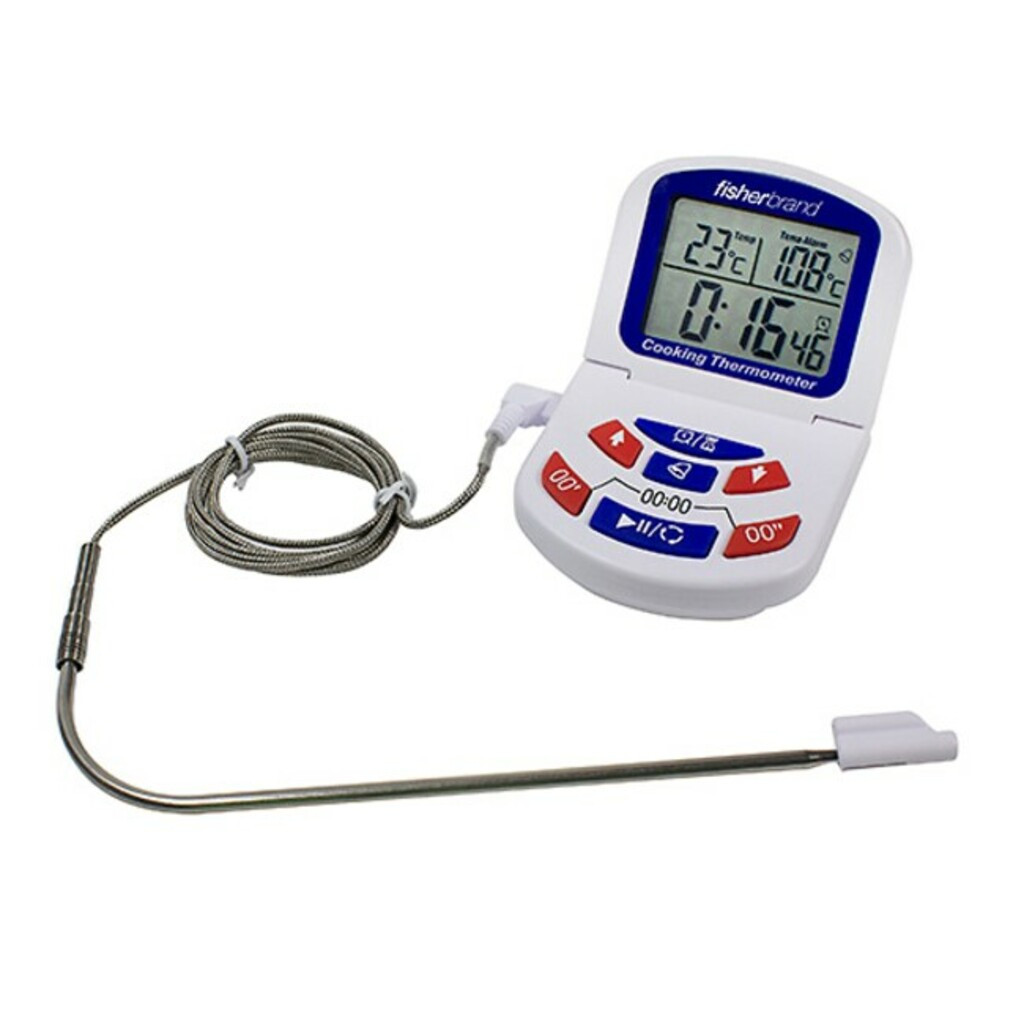 Thermomètre pour BBQ 2 en 1 - Dual sonde - Compteur de température à cœur  numérique 