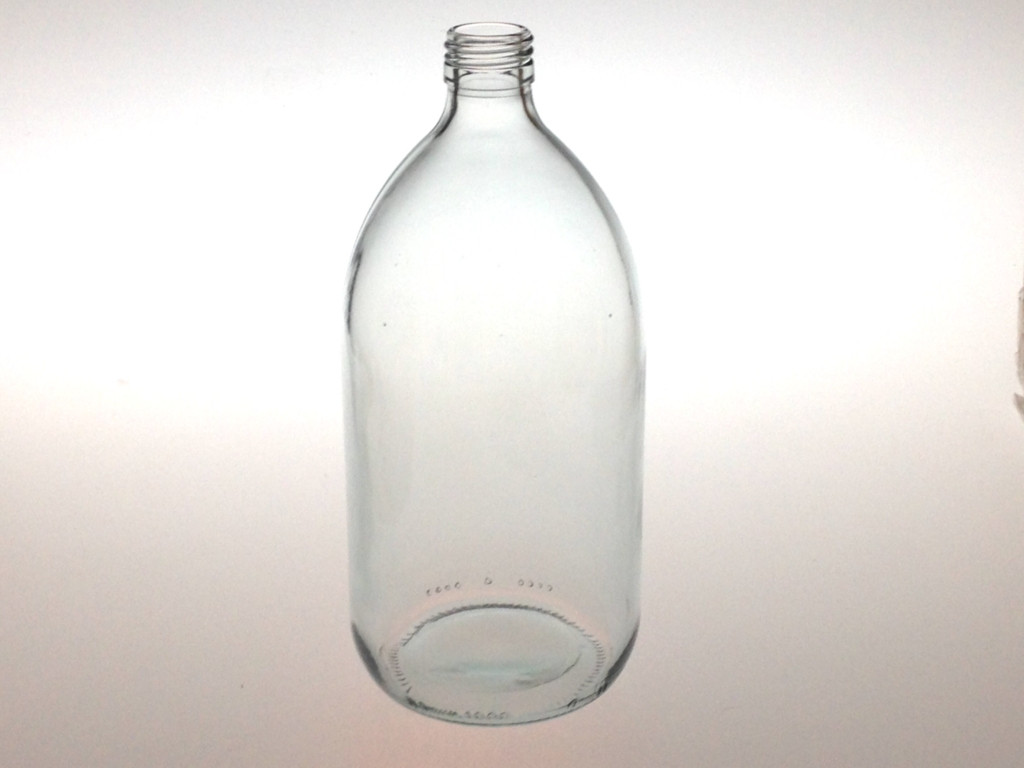 Flacon en verre teinté 1 litre - Ô Bocal - Boutique sans emballage