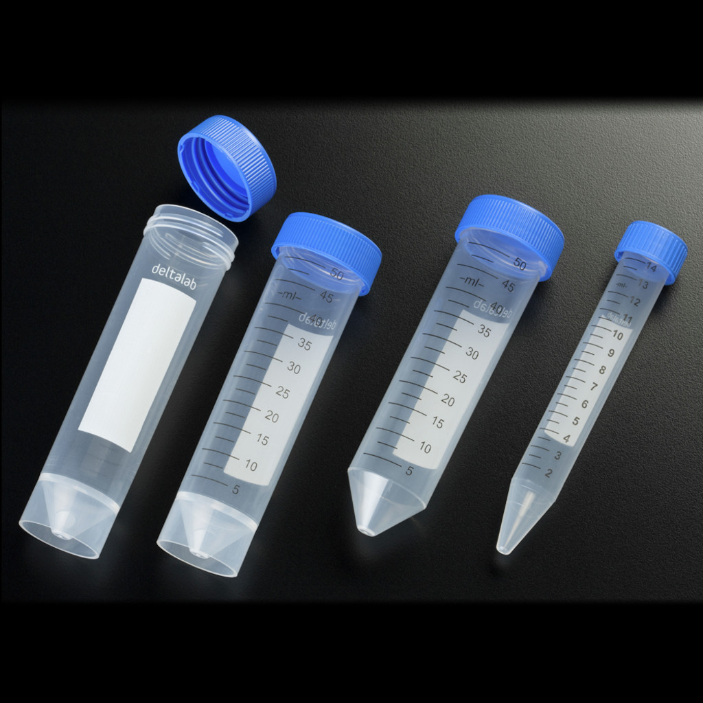 Tubes à essai coniques stériles P, 50ml (100 pcs) - Matériel de Laboratoire