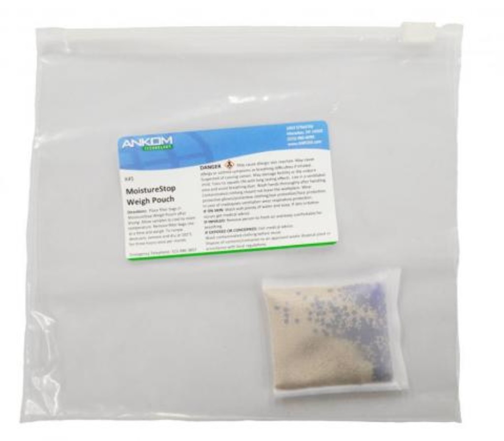 SACHET ZIP AVEC DESSICCANT POUR SACHETS ANKOM L UNITE Labo
