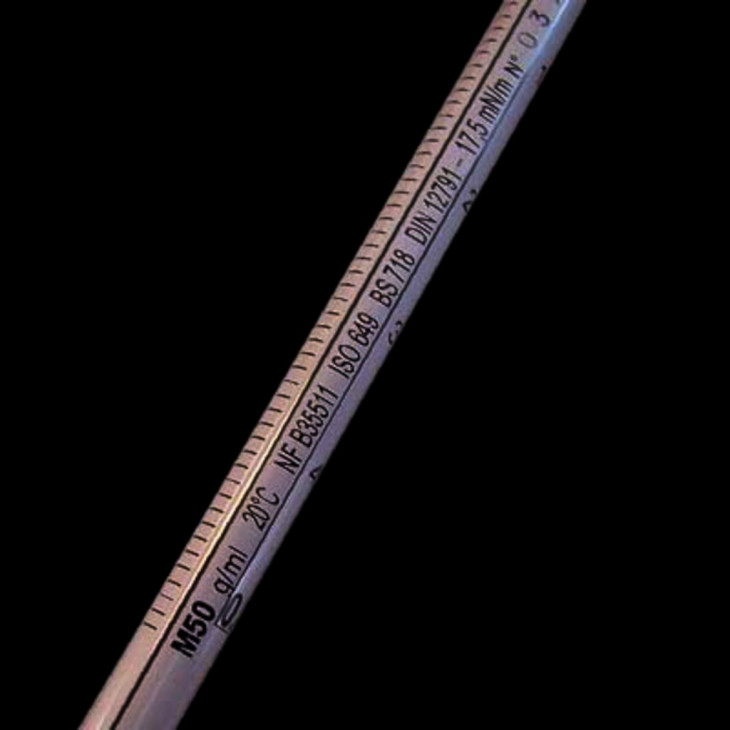 DENSIMETRE NORM. M50 ISO649-M 1110/1150 EN 1G/L 20'C-L270MM