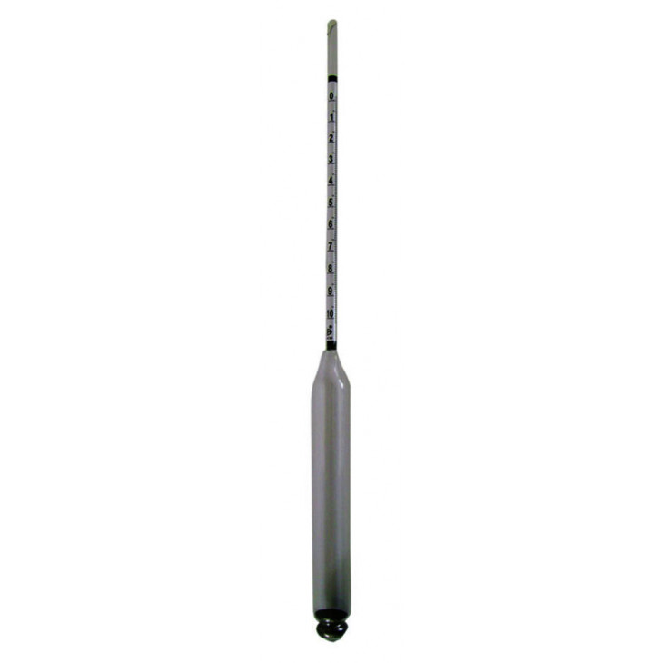 DENSIMETRE BAUME PRECISION DE 0 A 10 DEGRE BAUME EN 0,1