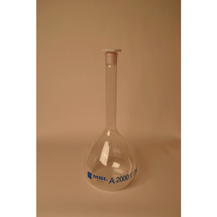 FIOLE JAUGEE CL.A MBL BOUCHON PE 2L+CERTIF