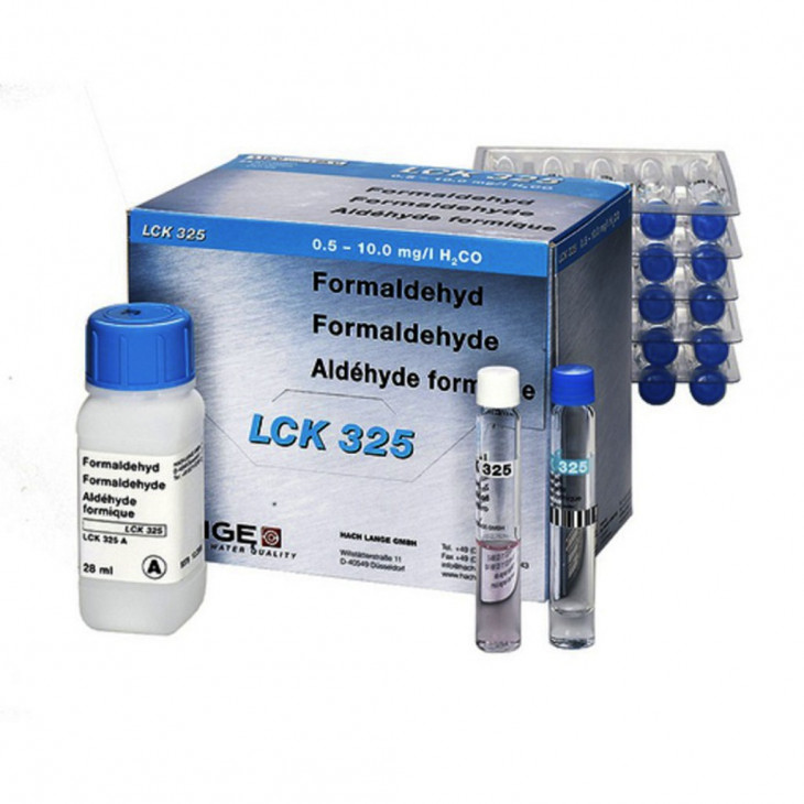 TEST EN CUVE FORMALDEHYDE 0,5-10MG/L LCK325 - PACK DE 24