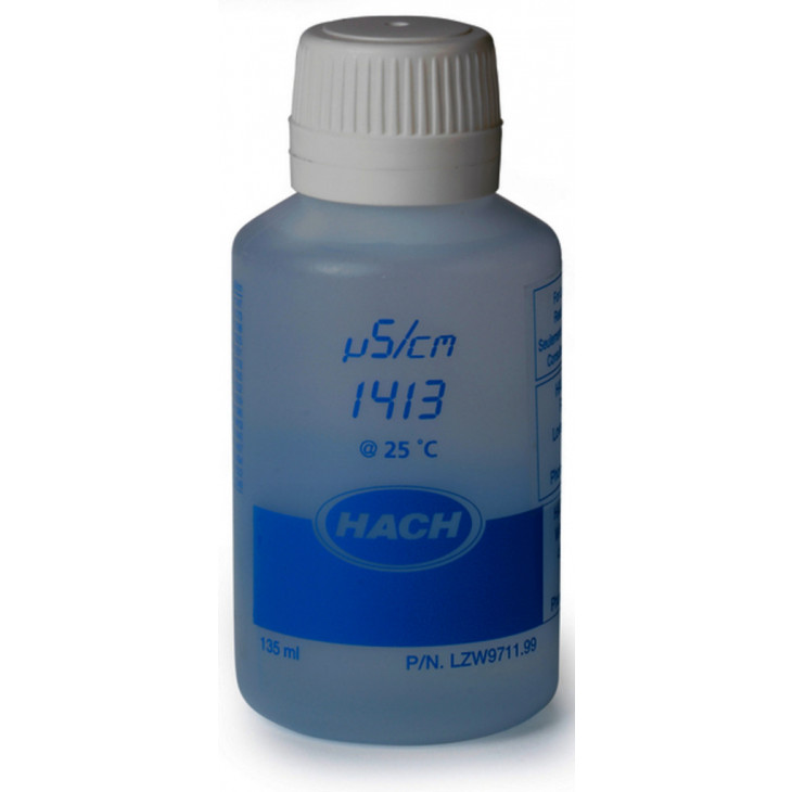 SOLUTION STANDARD CONDUCTIVITE 1413uS/CM CERTIFIEE HACH-135ML