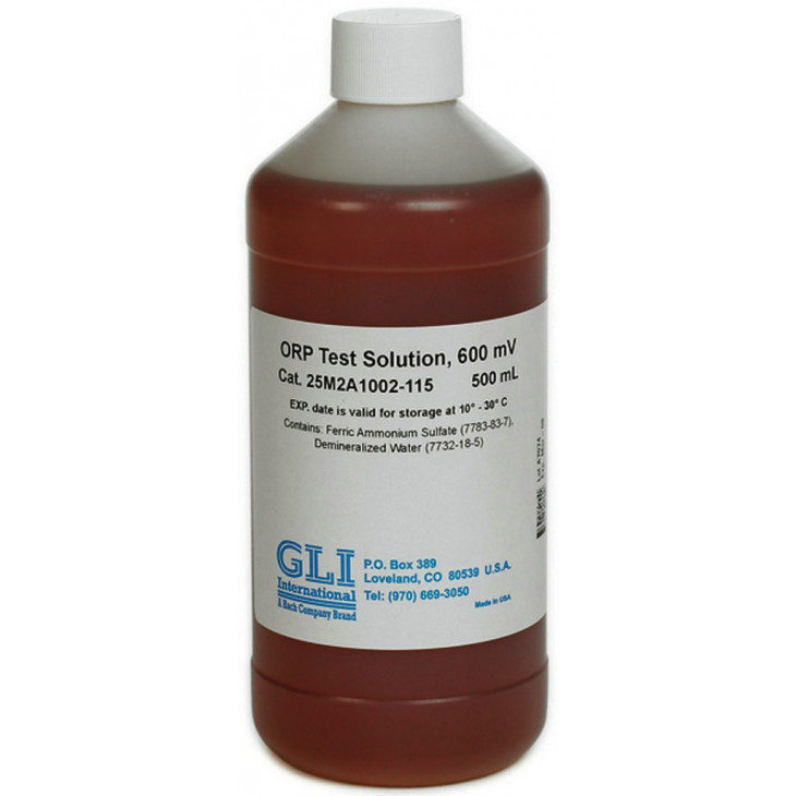 SOLUTION DE CALIBRATION ORP 600mV - FLACON 500ML