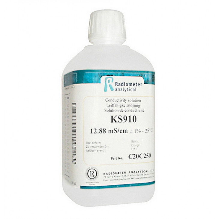 SOLUTION DE CONDUCTIVITE KCL 0,1M 12,88uS/CM - 500ML