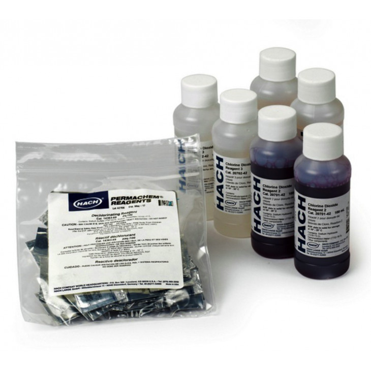 KIT REACTIF BIOXYDE DE CHLORE 0,01-1MG/L HACH 2242300 -X100