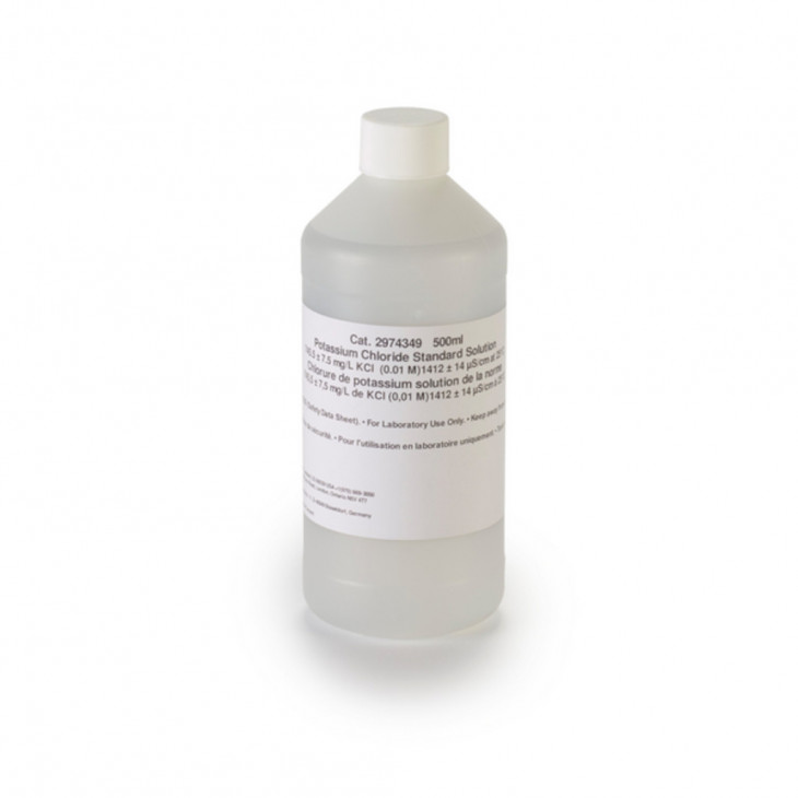 SOLUTION ETALON CONDUCTIVITE 1412US/CM HACH 2974349 - 500ML