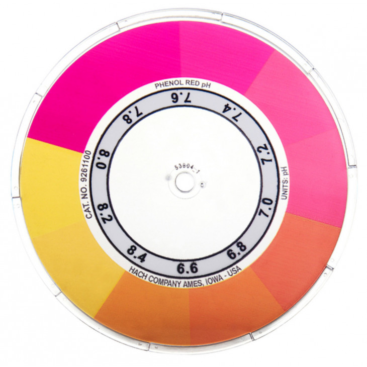 COLOR DISC PH 6,5-8,5 ROUGE DE PHENOL HACH 9261100