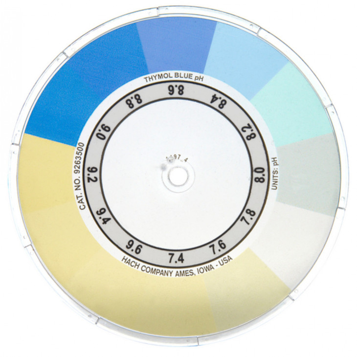 COLOR DISC PH 7,4-9,6 BLEU DE THYMOL HACH 9263500