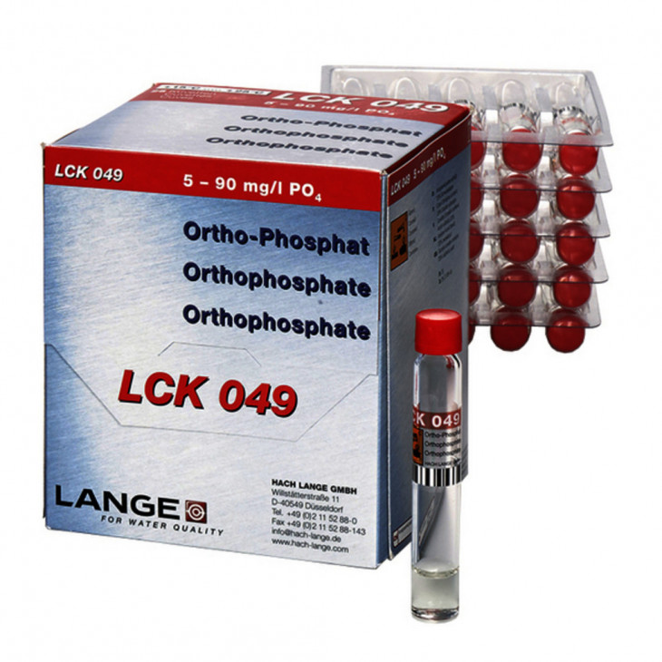 TEST EN CUVE ORTHOPHOSPHATE 1,6-30 / 5-90MG/L LCK049 -P.25