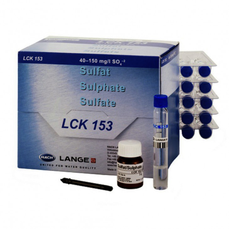 TEST CUVE SULFATE 40-150MG/L LCK153 - PACK DE 25