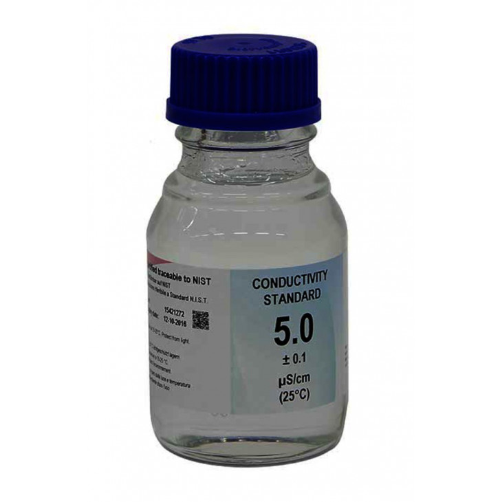 SOLUTION ETALON COND 5US/CM HUMEAU CERTIFIEE NIST - 280ML