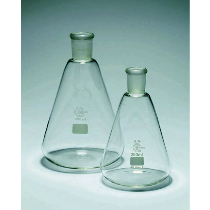 FIOLE CONIQUE COL RODE 19/26 PYREX 25ML-X5