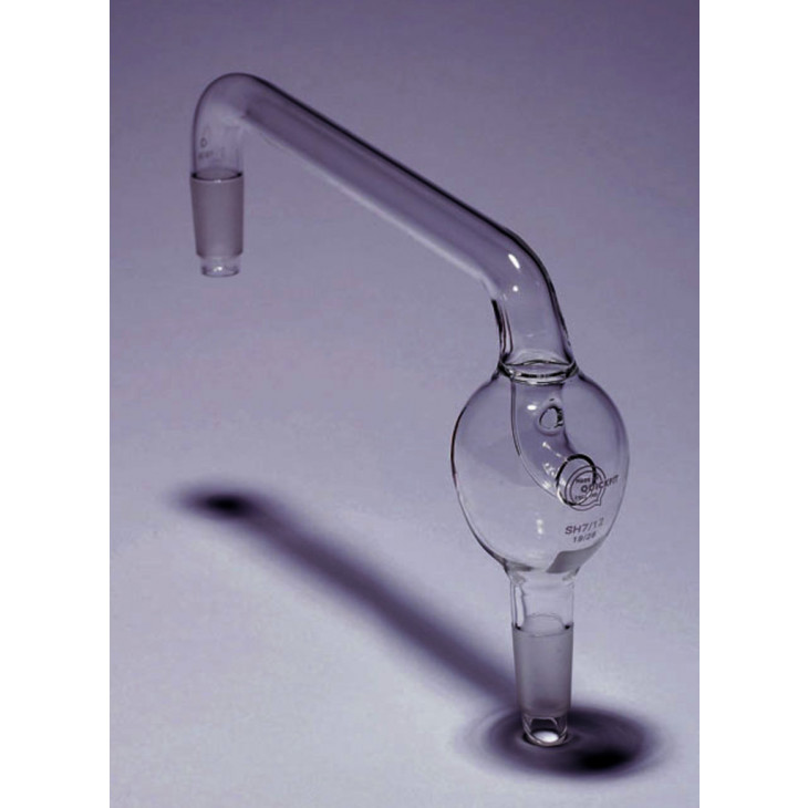 TETE DE DISTILLATION PYREX A COUDEE LONGUE CN24/29