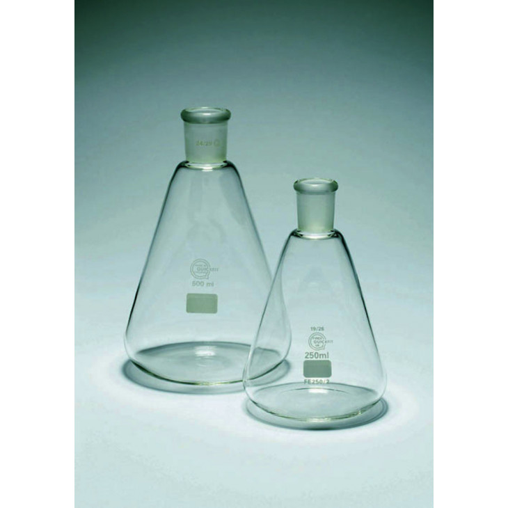 FIOLE CONIQUE COL RODE 29/32 PYREX 150ML-X5