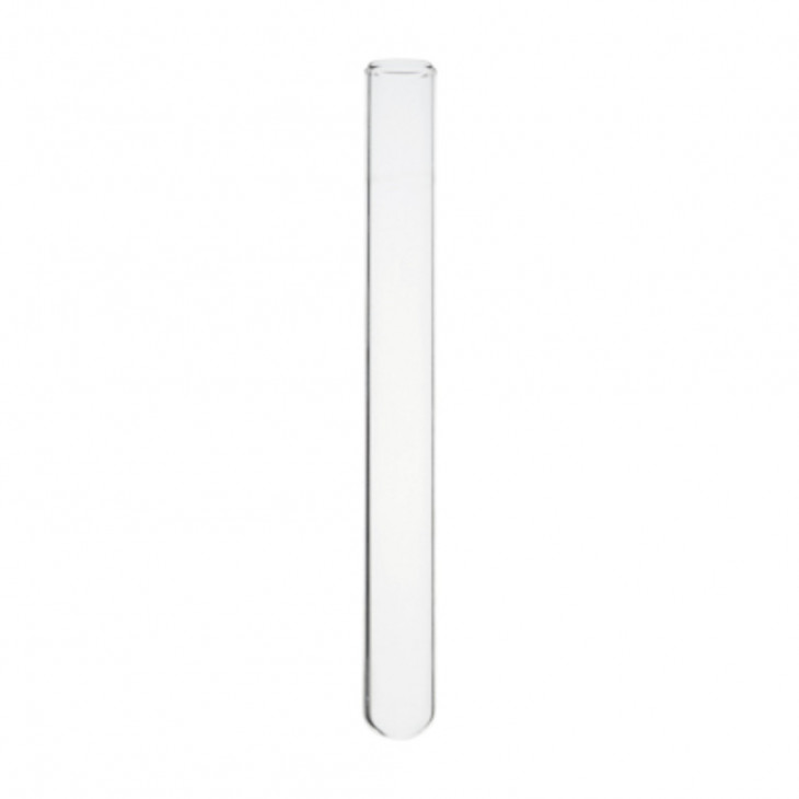 TUBE A ESSAI EN VERRE NEUTRE BORD DROIT D.25X200MM-PACK 100