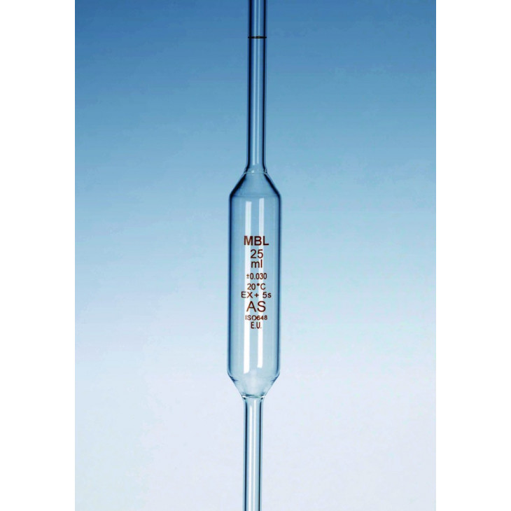 PIPETTE JAUGEE MBL VERRE 1 TRAIT CLASSE AS 10ML-PAR 2
