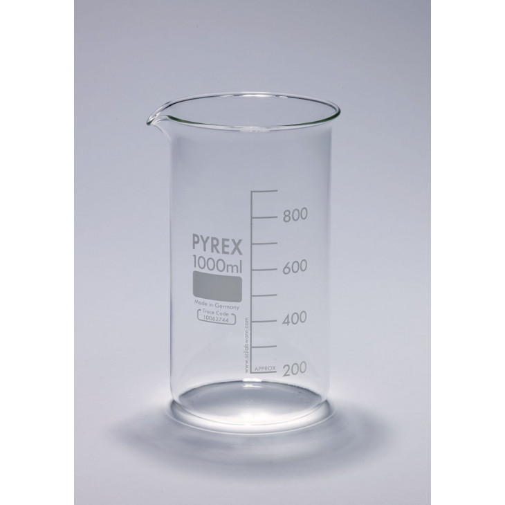 BECHER A BEC FORME HAUTE PYREX 2L - PAR 10