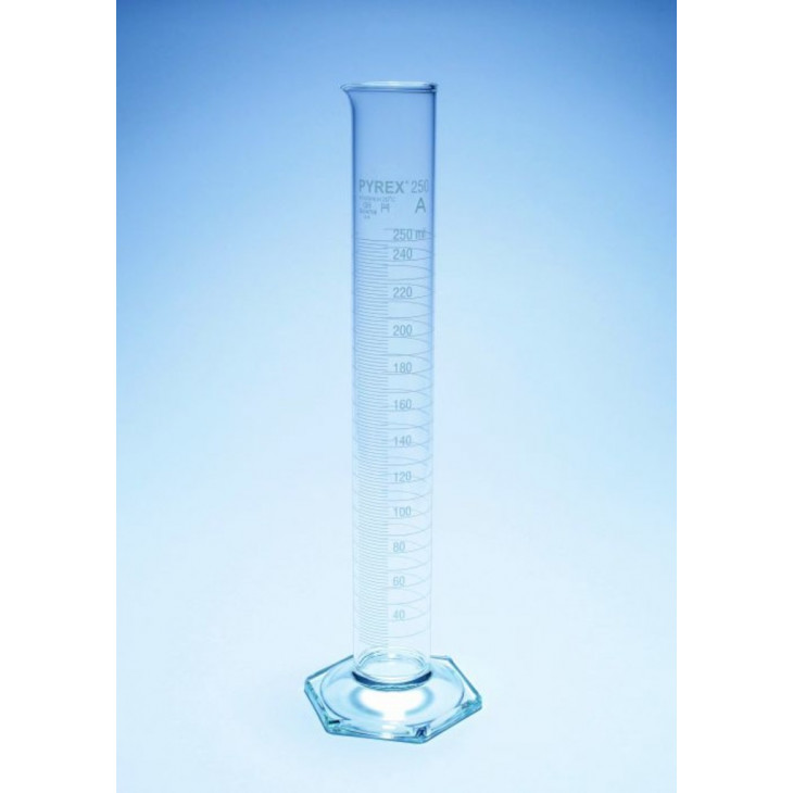 EPROUVETTE GRADUEE FORME HAUTE VERRE PYREX CL. A 5ML - X2