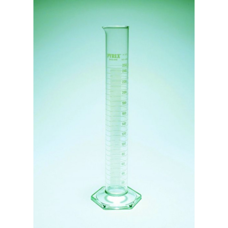 EPROUVETTE GRADUEE FORME HAUTE VERRE PYREX CL. B 5ML - X10