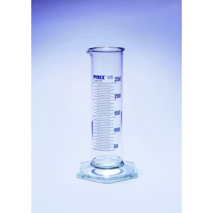 EPROUVETTE FORME BASSE VERRE EPAIS PYREX CL. B 250ML - X2