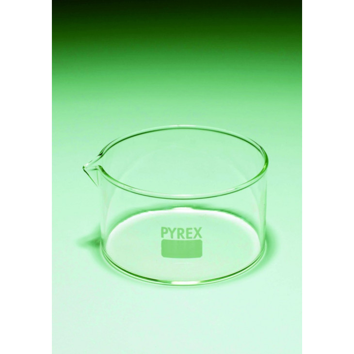 CRISTALLISOIR VERRE PYREX AVEC BEC D80MM 150ML-PAR 20