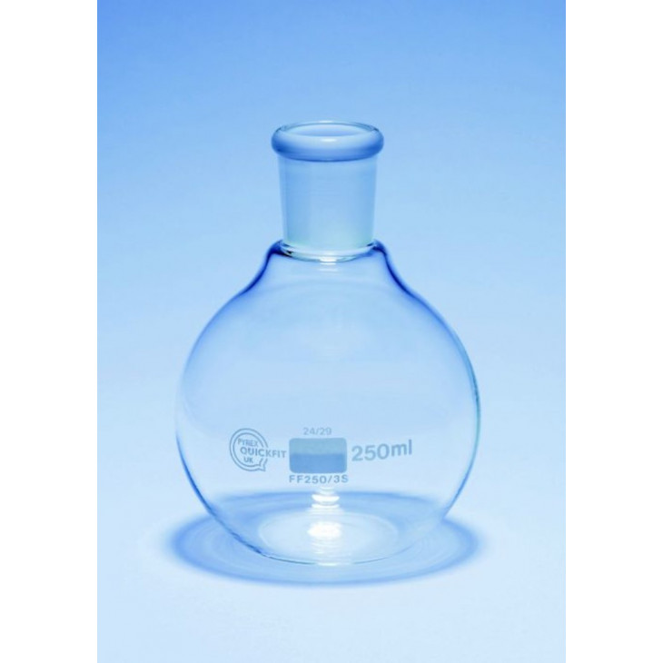 BALLON FOND PLAT COL COURT PYREX CN19/26 250ML - PAR 5