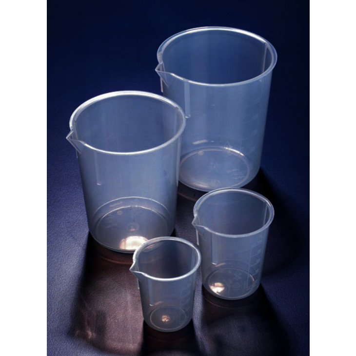 BECHER EN PP GRADUATION MOULEE 1L - PACK DE 5
