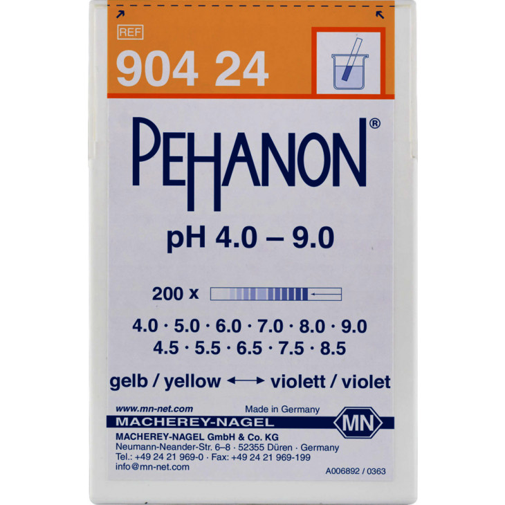 PAPIER INDICATEUR PH 4,0-9,0 - 200 LANGUETTES