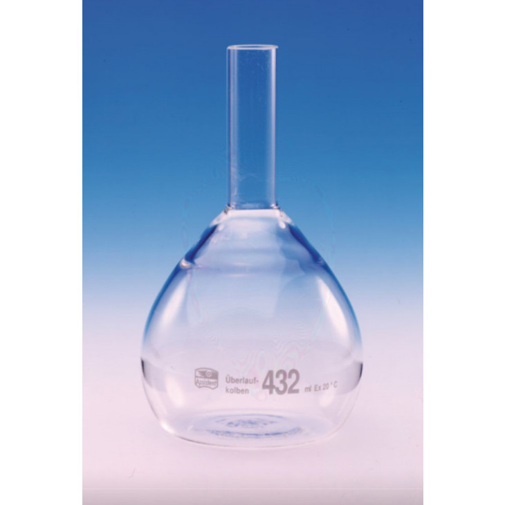 FIOLE JAUGEE A DEBORDEMENT VERRE BORO 3.3 CLASSE B 43,5ML