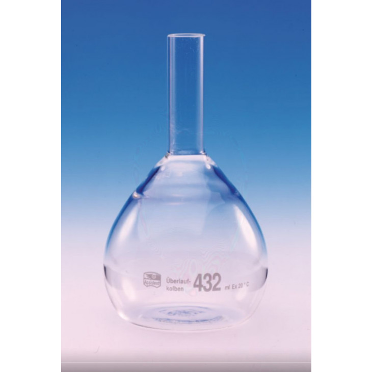 FIOLE JAUGEE A DEBORDEMENT VERRE BORO 3.3 CLASSE B -432ML