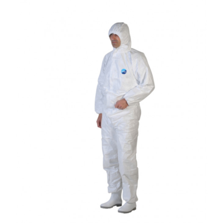 COMBINAISON TYVEK BLANC CAGOULE TAILLE XL - BTE 25