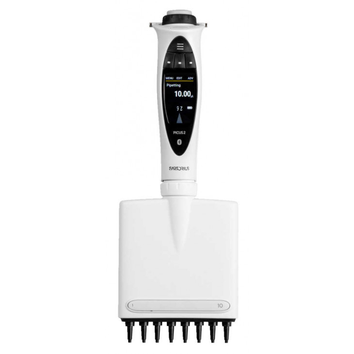 MICROPIPETTE PICUS 8 CANAUX VOLUME VARIABLE 0.2-10µL