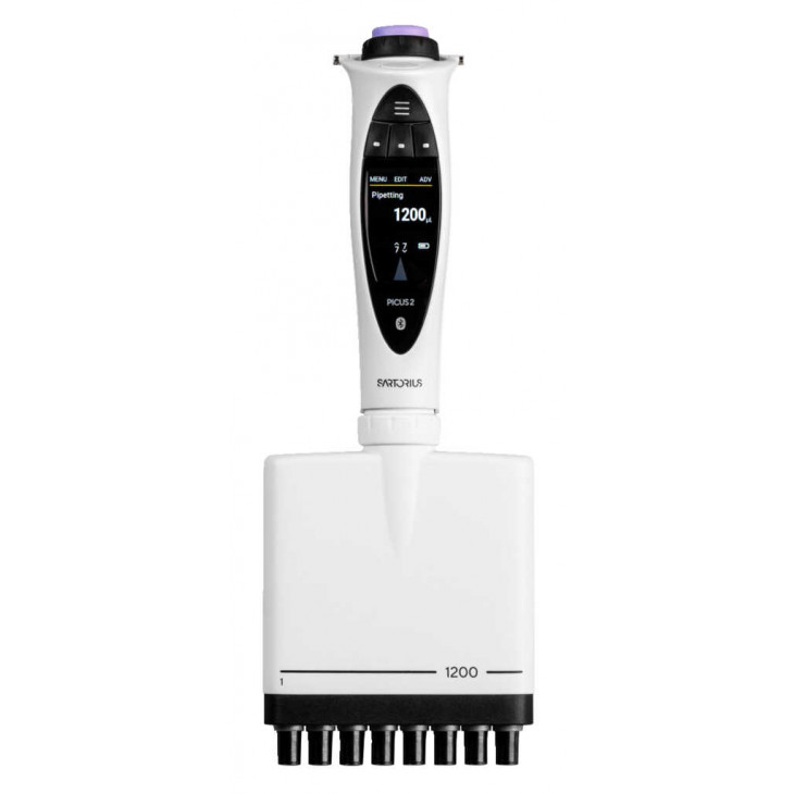 MICROPIPETTE PICUS 8 CANAUX VOLUME VARIABLE 50-1200µL