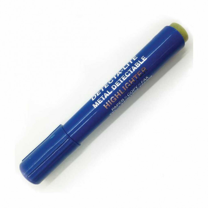 STYLO SURLIGNEUR JAUNE DETECTABLE PACK X10