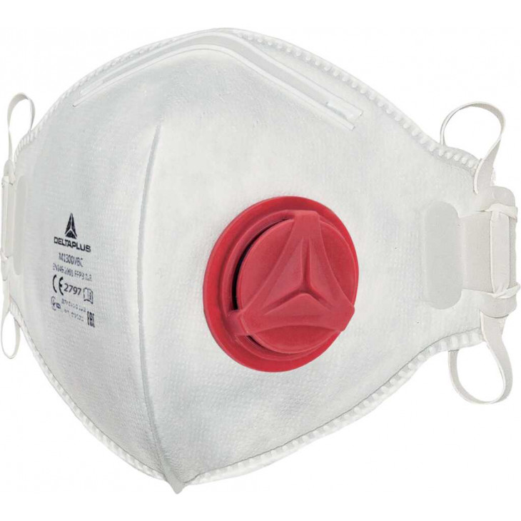 MASQUE RESPIRATOIRE AVEC VALVE FFP3 PLIAGE VERTICAL - PACK X10