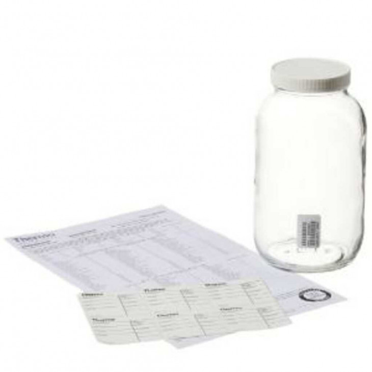 BOCAL D'ECHANTILLONAGE LARGE OUV. AVEC BOUCHON A VIS 1L - PACK X12