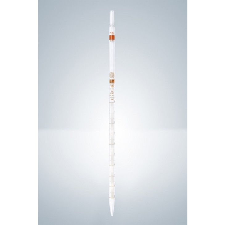 PIPETTE GRADUEE CL. AS 25ML EN 0,1ML CERTIFIEE - PACK DE 6