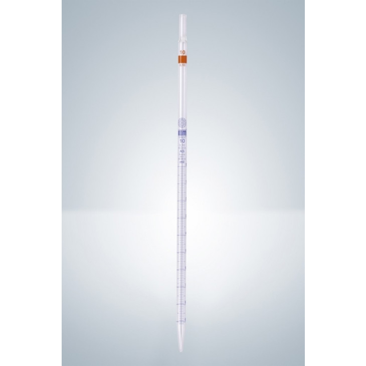PIPETTE GRADUEE BLEUE AS 5ML EN 0,05ML CERTIFIEE - PACK X12