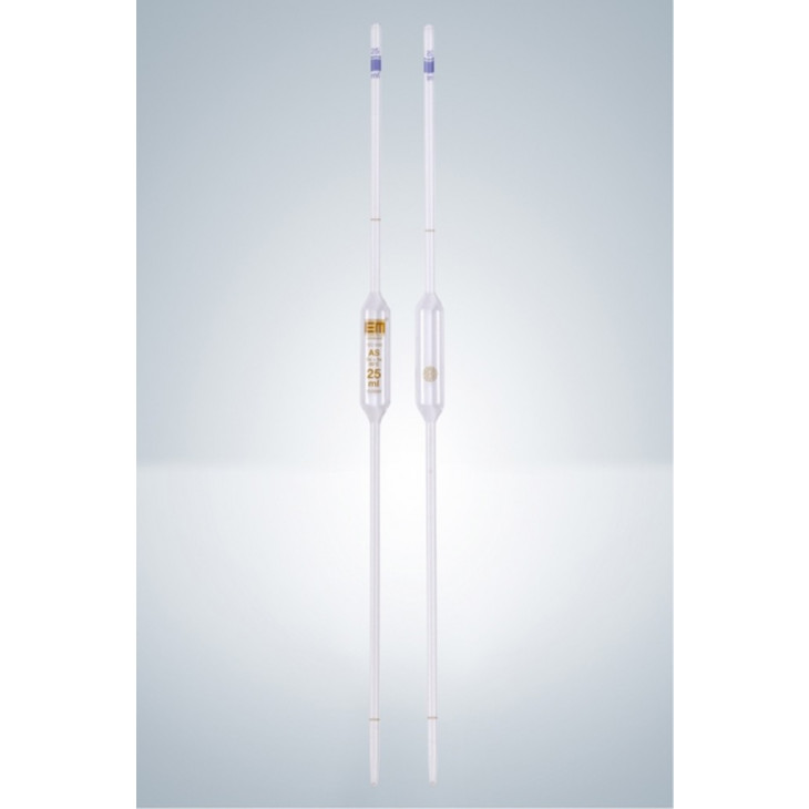 PIPETTE JAUGEE 2 TRAITS CL.AS + CERTIF 1 ML PACK DE 12