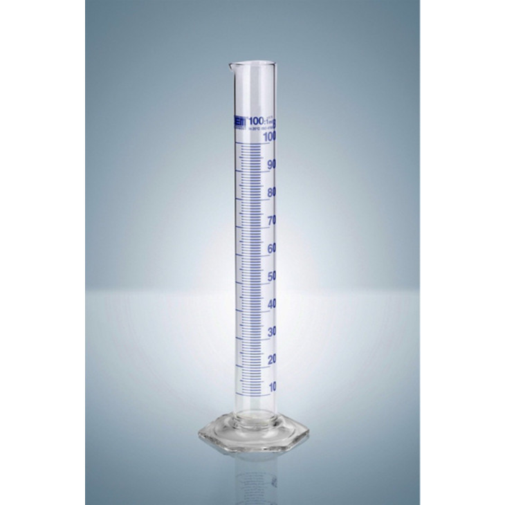 EPROUVETTE VERRE DURAN GRAD. BLEUE CL.B 5ML-X2